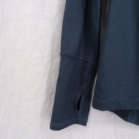 Lukka Lux Women's 1/4 Zip Long Sleeve Athletic Top - blue, M - Picture 3 of 9